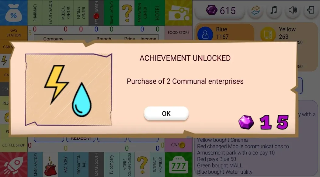Monopolist Business Dice Board [МОД: Деньги, Монеты и Меню MOD] Screenshot 5