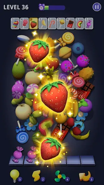 Matching Fun: Match Triple 3D (Матчинг Фан) [МОД: Меню, Бесконечные монеты и Открытые уровни] Screenshot 4