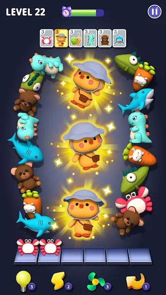 Matching Fun: Match Triple 3D (Матчинг Фан) [МОД: Меню, Бесконечные монеты и Открытые уровни] Screenshot 5