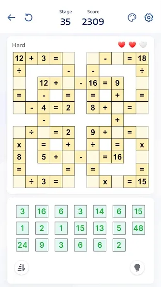 Crossmath - Math Puzzle Games (Математические головоломки игры) [МОД: Деньги, Монеты и Меню MOD] Screenshot 1