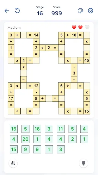 Crossmath - Math Puzzle Games (Математические головоломки игры) [МОД: Деньги, Монеты и Меню MOD] Screenshot 3