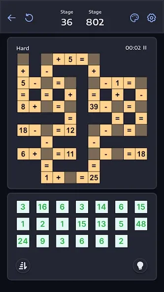 Crossmath - Math Puzzle Games (Математические головоломки игры) [МОД: Деньги, Монеты и Меню MOD] Screenshot 5