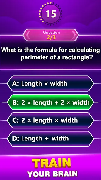 Math Trivia - Quiz Puzzle Game (Математические загадки) [МОД: Деньги, Монеты и Меню MOD] Screenshot 3