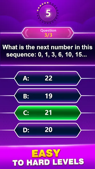 Math Trivia - Quiz Puzzle Game (Математические загадки) [МОД: Деньги, Монеты и Меню MOD] Screenshot 4