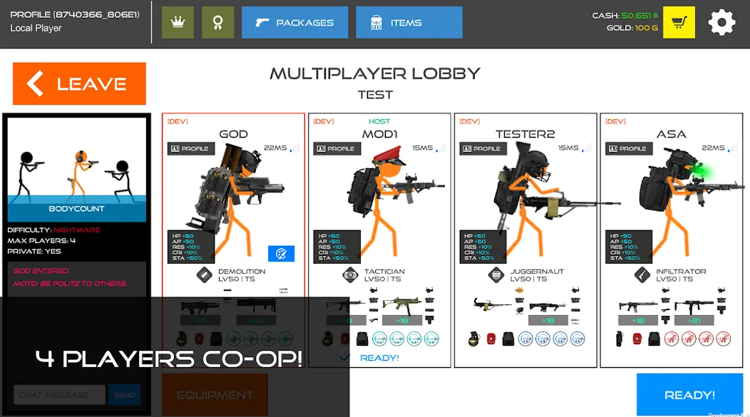 Stick Warfare: Blood Strike (Стик Варфаре) [МОД: Много денег, Монет и Все открыто] Screenshot 1