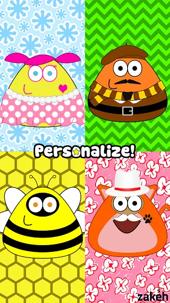 Pou (Пуо) [МОД: Меню, Бесконечные монеты и Открытые уровни] Screenshot 3