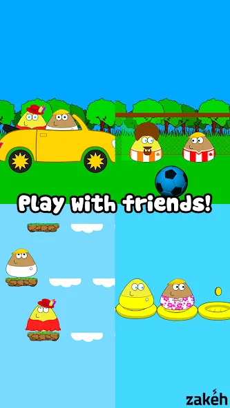Pou (Пуо) [МОД: Меню, Бесконечные монеты и Открытые уровни] Screenshot 5