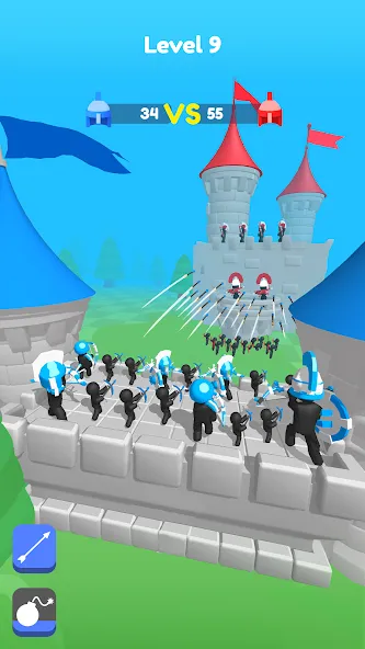 Merge Archers: Bow and Arrow (Мердж Арчерс) [МОД: Много монет, Открытые уровни и Мега MOD] Screenshot 1