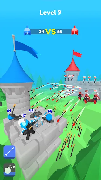 Merge Archers: Bow and Arrow (Мердж Арчерс) [МОД: Много монет, Открытые уровни и Мега MOD] Screenshot 3