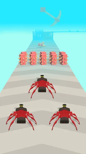 Merge Spider Train [МОД: Все открыто, Дополнительные деньги и Меню MOD] Screenshot 1