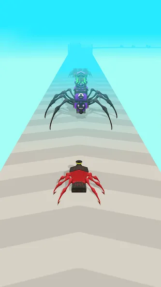 Merge Spider Train [МОД: Все открыто, Дополнительные деньги и Меню MOD] Screenshot 4