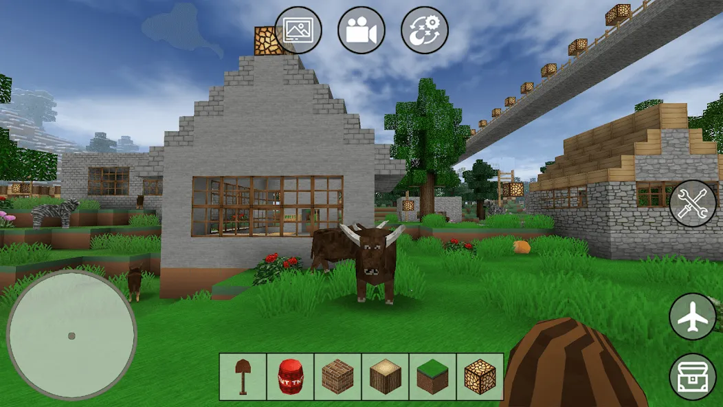 Mini Block Craft (Мини Блок Ремесло) [МОД: Бесконечные деньги, Монеты и Мега MOD] Screenshot 2