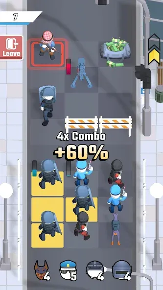Police Raid: Heist Quest 3D (Полицейская рейд) [МОД: Много монет, Открытые уровни и Мега MOD] Screenshot 1