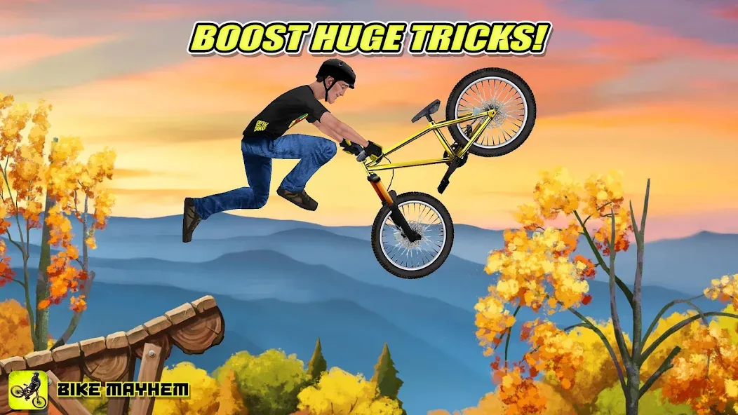 Bike Mayhem Free (Байк Мейхем Фри) [МОД: Деньги, Монеты и Меню MOD] Screenshot 2