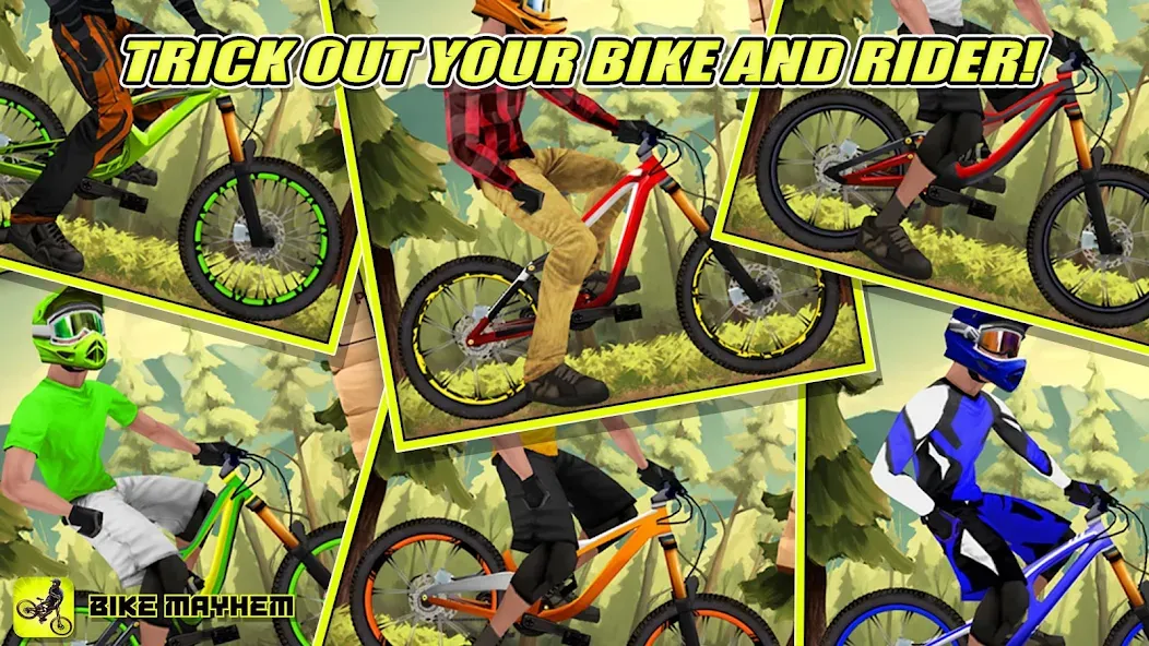 Bike Mayhem Free (Байк Мейхем Фри) [МОД: Деньги, Монеты и Меню MOD] Screenshot 3