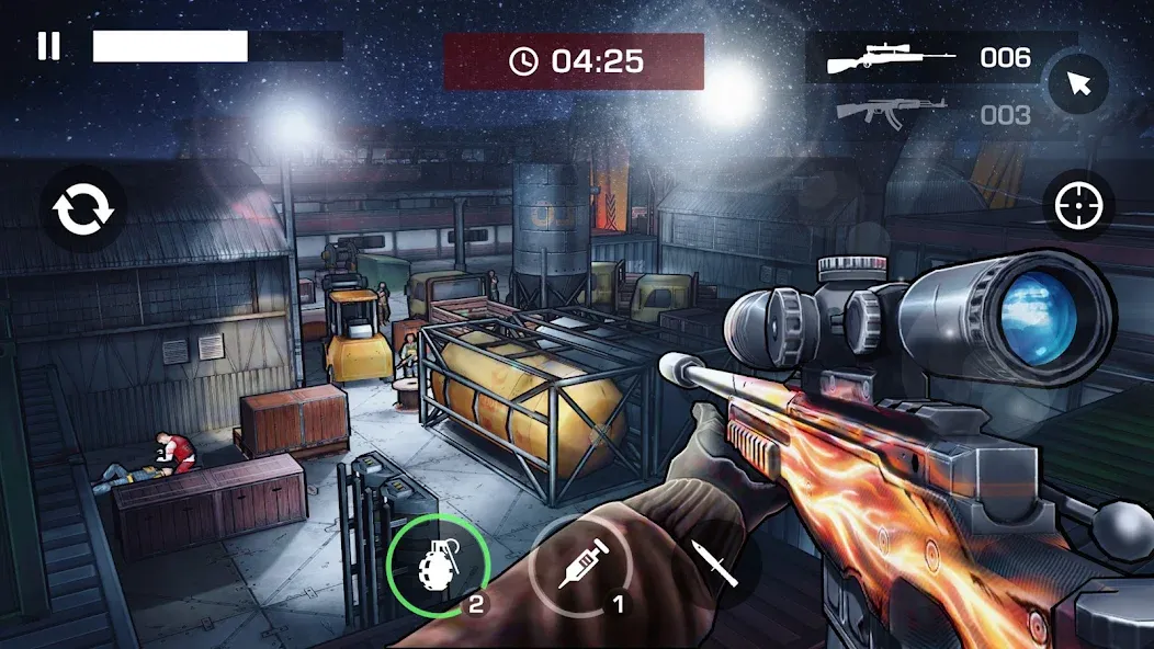 Gun Shooting Games Offline FPS (Ган 2) [МОД: Деньги, Монеты и Меню MOD] Screenshot 2