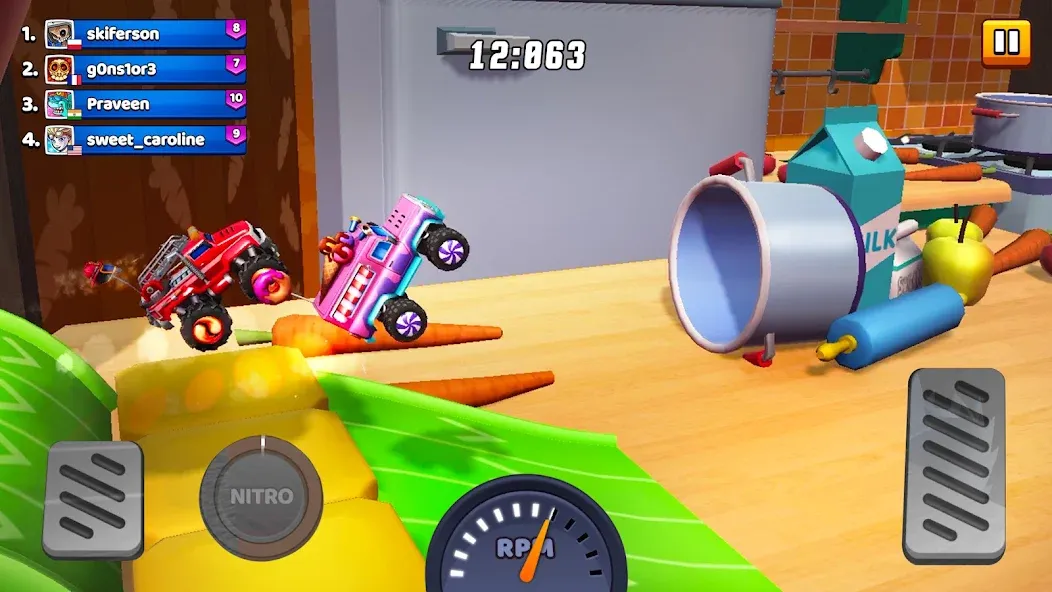 Nitro Jump - Car Racing (Нитро Джамп Рейсинг) [МОД: Меню, Бесконечные монеты и Открытые уровни] Screenshot 5