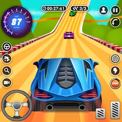 Скачать Nitro Jump - Car Racing (Нитро Джамп Рейсинг) [МОД: Меню, Бесконечные монеты и Открытые уровни] | Взлом Nitro Jump - Car Racing на Андроид