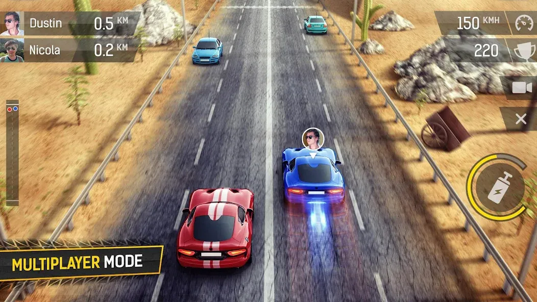 Racing Fever (Рейсинг Фивер) [МОД: Деньги, Монеты и Меню MOD] Screenshot 2