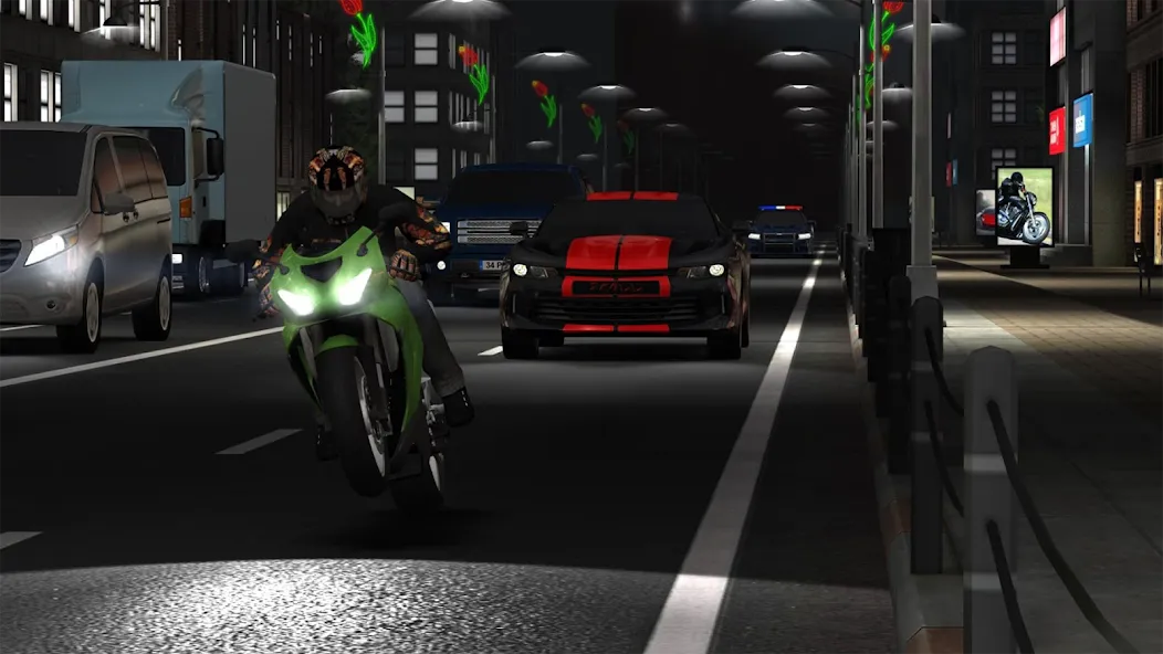 Racing Fever: Moto (Рейсинг Фивер) [МОД: Меню, Бесконечные монеты и Открытые уровни] Screenshot 1