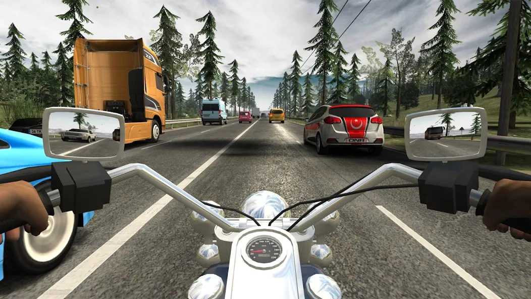 Racing Fever: Moto (Рейсинг Фивер) [МОД: Меню, Бесконечные монеты и Открытые уровни] Screenshot 4