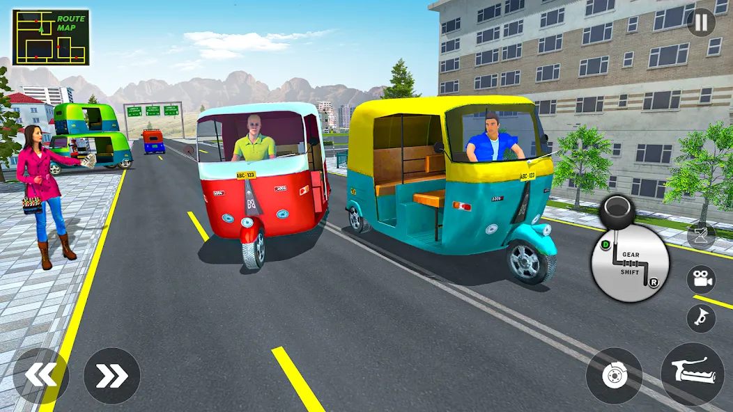Tuk Tuk Auto Rickshaw Game 3d [МОД: Деньги, Монеты и Меню MOD] Screenshot 1