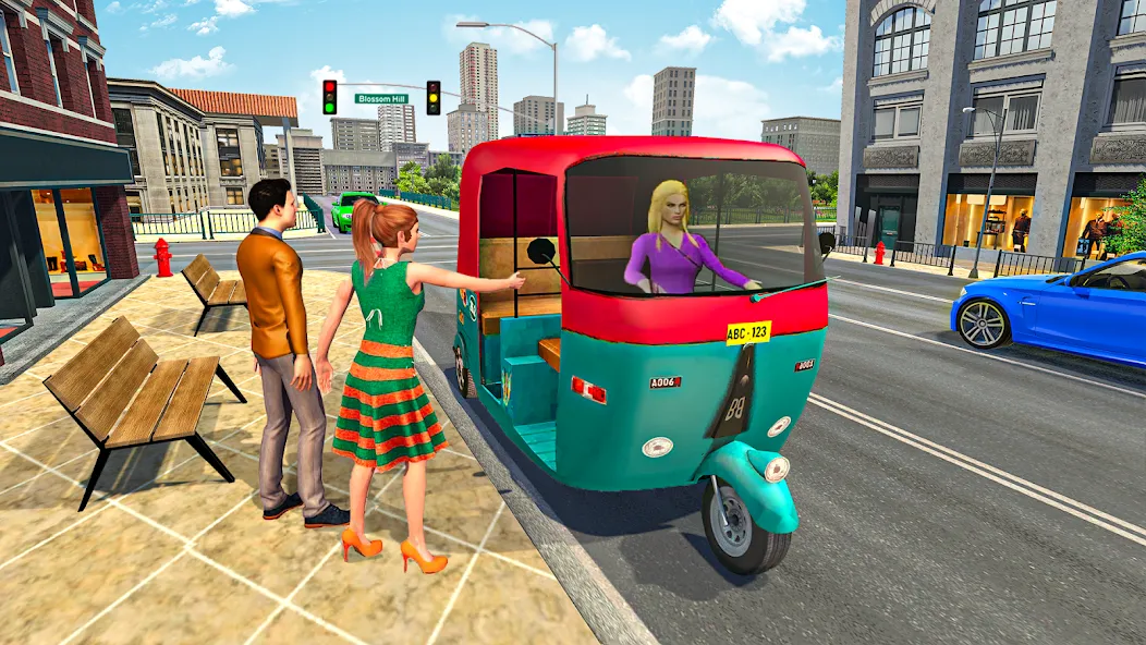 Tuk Tuk Auto Rickshaw Game 3d [МОД: Деньги, Монеты и Меню MOD] Screenshot 2