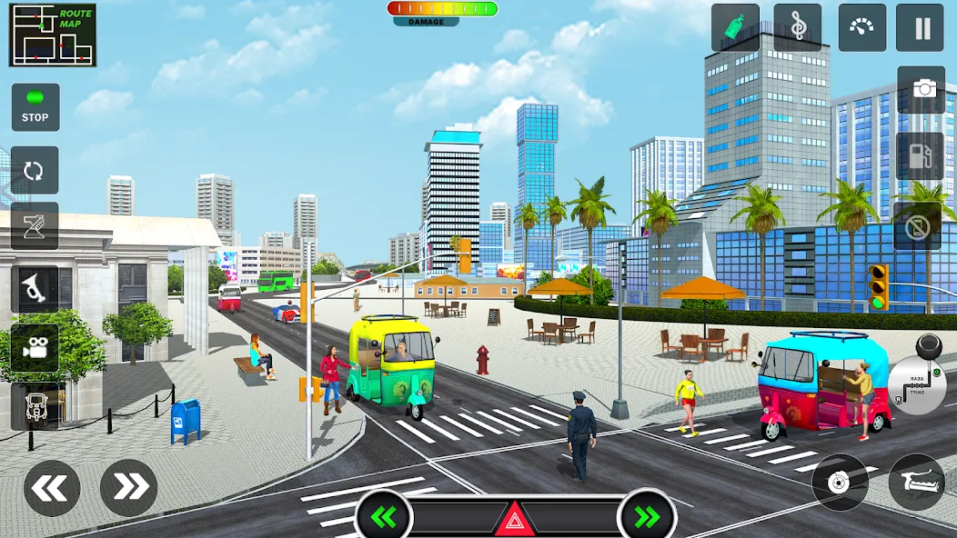 Tuk Tuk Auto Rickshaw Game 3d [МОД: Деньги, Монеты и Меню MOD] Screenshot 4