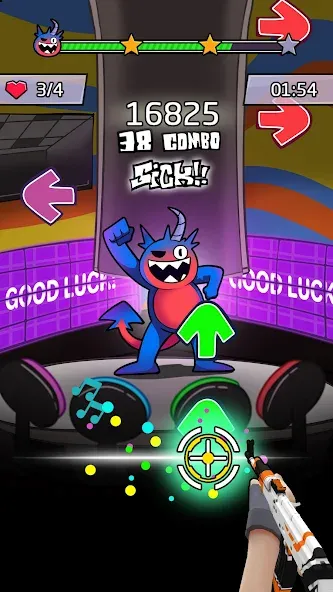 Beat Shooter Night: Rap Battle (ФНФ Фанк) [МОД: Все открыто, Дополнительные деньги и Меню MOD] Screenshot 2