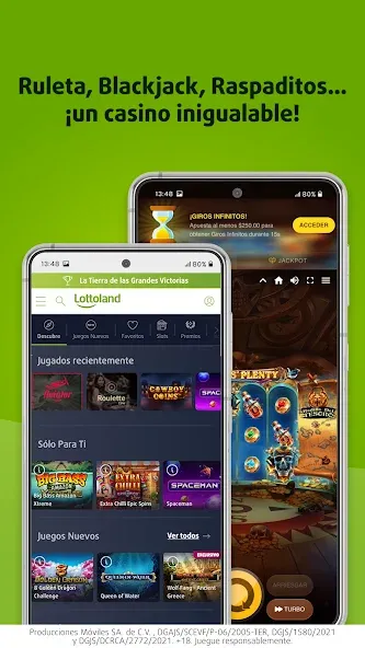 Lottoland: Lotería & Casino (Лоттоланд) [МОД: Бесконечные деньги, Монеты и Мега MOD] Screenshot 3