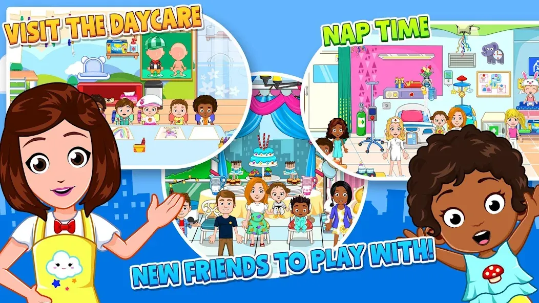 My City : Babysitter (Мой город) [МОД: Деньги, Монеты и Меню MOD] Screenshot 3