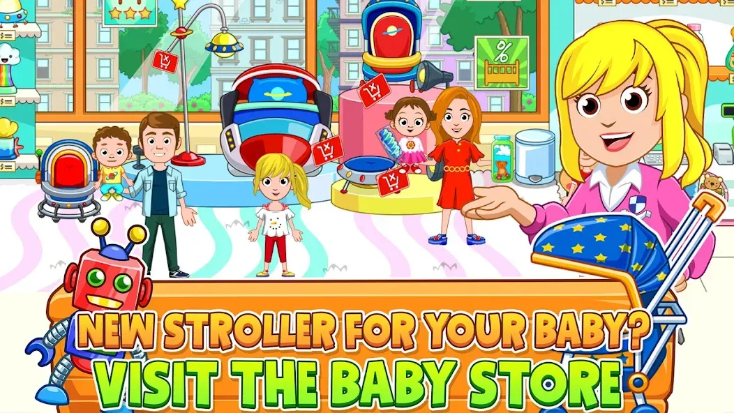 My City : Babysitter (Мой город) [МОД: Деньги, Монеты и Меню MOD] Screenshot 4