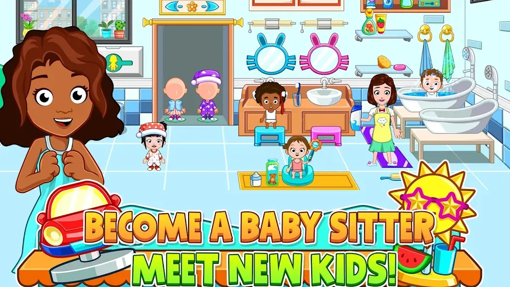 My City : Babysitter (Мой город) [МОД: Деньги, Монеты и Меню MOD] Screenshot 5