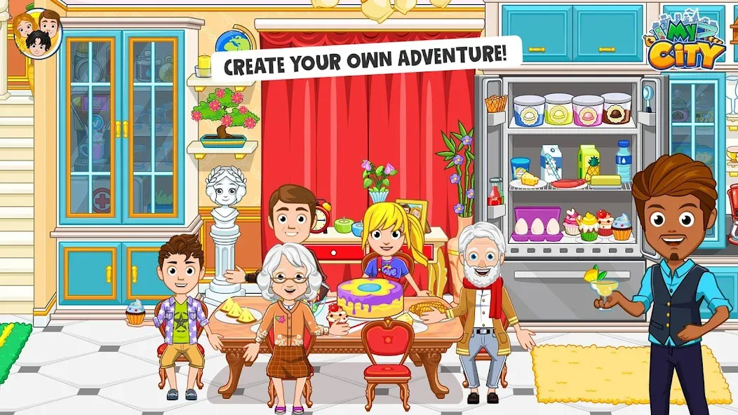 My City : Grandparents Home (Мой город) [МОД: Все открыто, Дополнительные деньги и Меню MOD] Screenshot 2