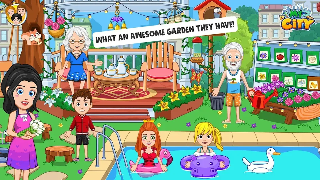My City : Grandparents Home (Мой город) [МОД: Все открыто, Дополнительные деньги и Меню MOD] Screenshot 4
