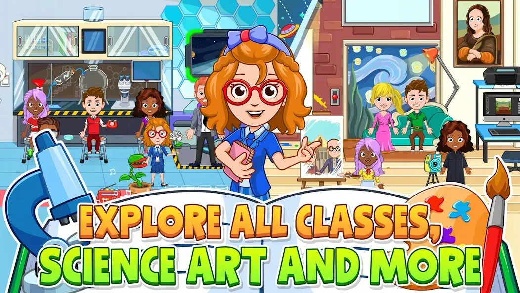 My City : High School (Мой город) [МОД: Бесконечные деньги, Монеты и Мега MOD] Screenshot 3