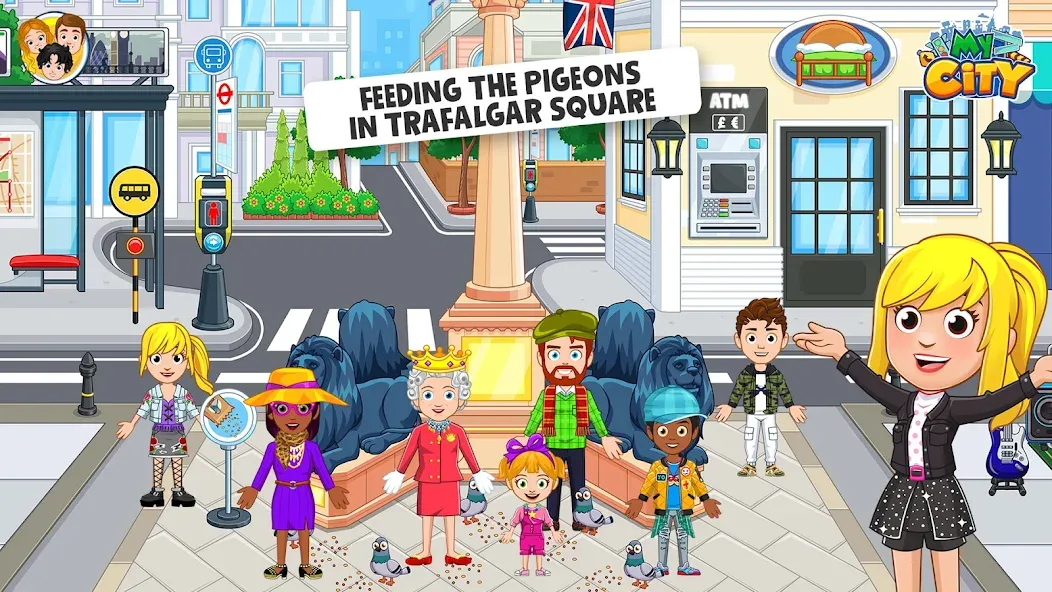 My City : London (Мой город) [МОД: Меню, Бесконечные монеты и Открытые уровни] Screenshot 4