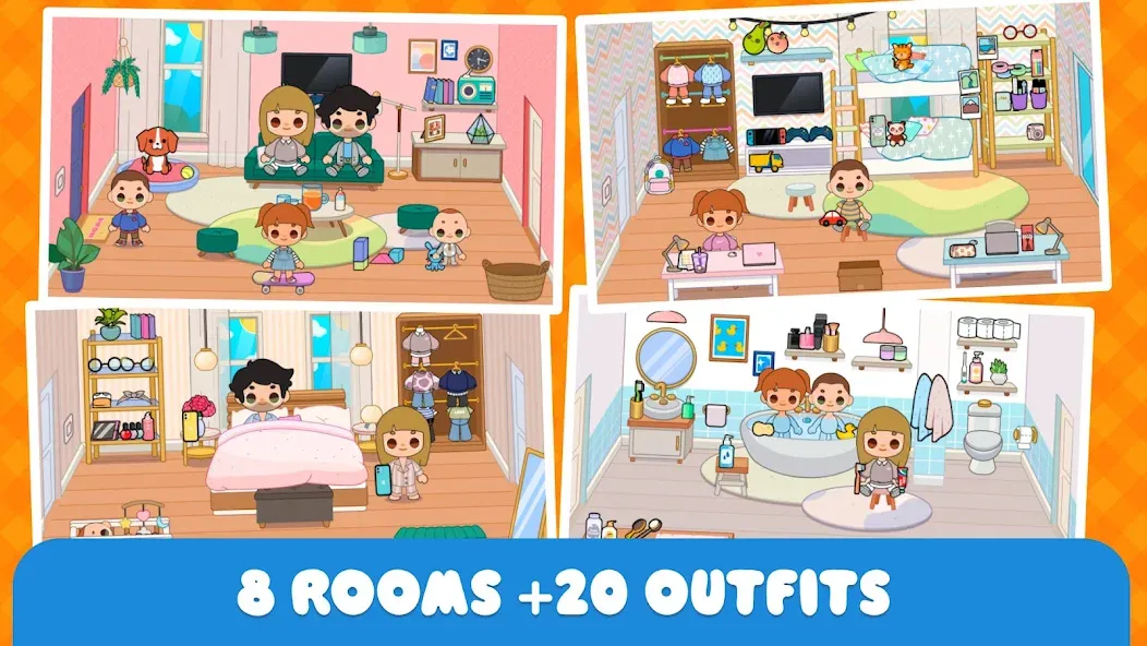 Minni Family Home - Play House (Минни Семейный дом) [МОД: Деньги, Монеты и Меню MOD] Screenshot 1