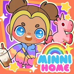 Скачать Minni Family Home - Play House (Минни Семейный дом) [МОД: Деньги, Монеты и Меню MOD] | Взлом Minni Family Home - Play House на Андроид