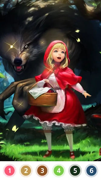 Myth & Fairy Color by Number [МОД: Бесконечные деньги, Монеты и Мега MOD] Screenshot 1