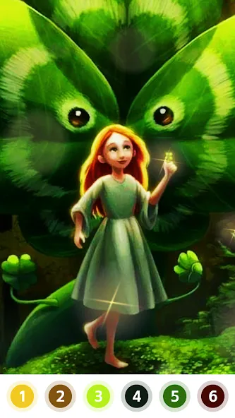 Myth & Fairy Color by Number [МОД: Бесконечные деньги, Монеты и Мега MOD] Screenshot 4