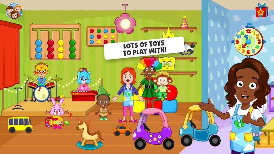 My Town : Daycare Game [МОД: Много денег, Монет и Все открыто] Screenshot 3