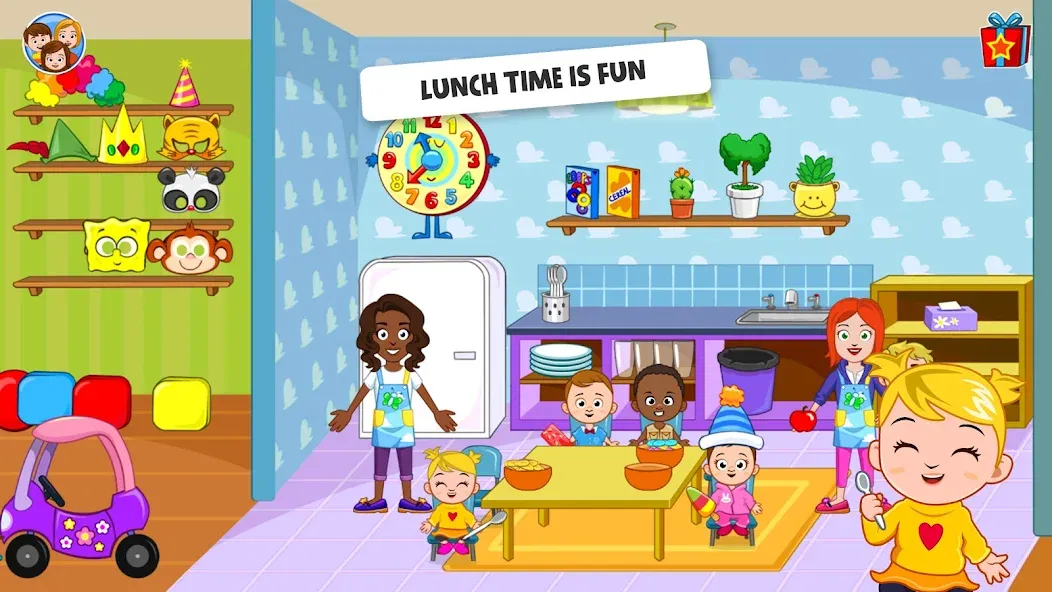 My Town : Daycare Game [МОД: Много денег, Монет и Все открыто] Screenshot 4