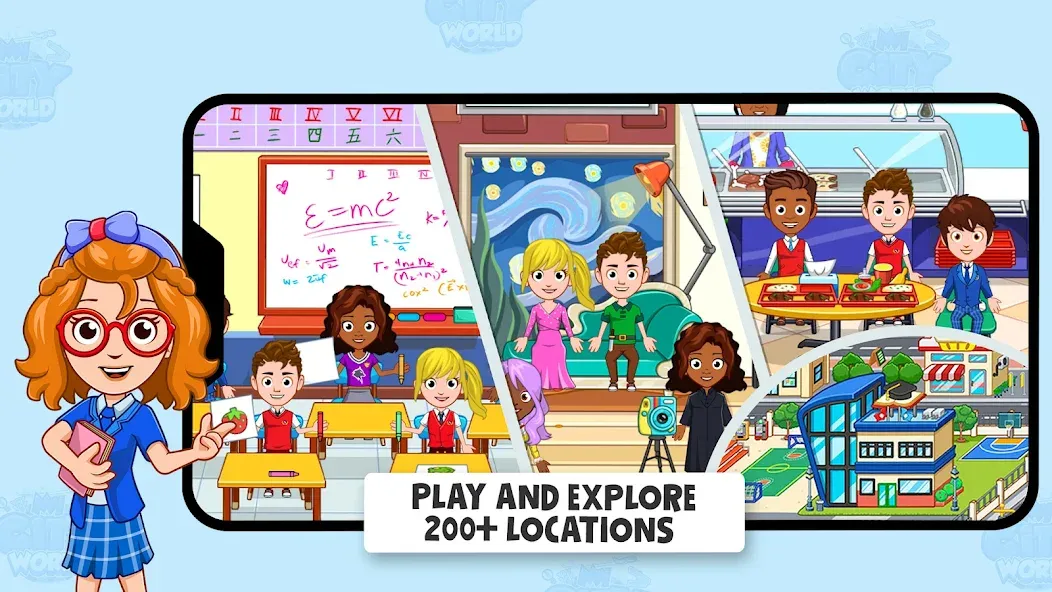 My Town World — Mega Doll City (Май Таун) [MOD: Меню/Много денег] - Скриншот 5