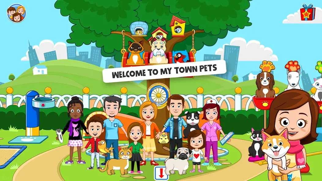 My Town: Pet games & Animals (Май Таун) [MOD: Все разблокировано] - Скриншот 1