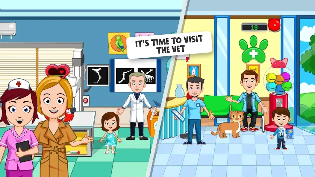 My Town: Pet games & Animals (Май Таун) [MOD: Все разблокировано] - Скриншот 3