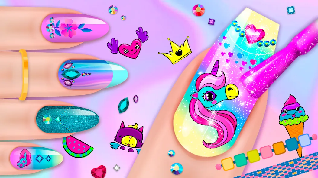 Nail Salon [МОД: Меню, Бесконечные монеты и Открытые уровни] Screenshot 1
