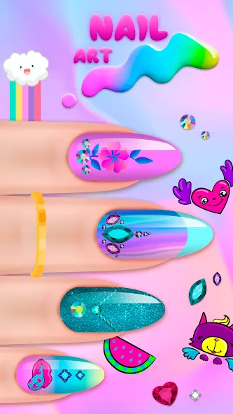 Nail Salon [МОД: Меню, Бесконечные монеты и Открытые уровни] Screenshot 3
