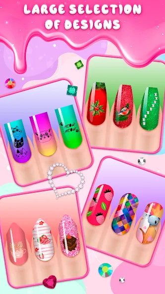Nail Salon [МОД: Меню, Бесконечные монеты и Открытые уровни] Screenshot 5