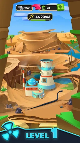 Nuclear Tycoon: idle simulator (Ньюклидель) [МОД: Много денег, Монет и Все открыто] Screenshot 1